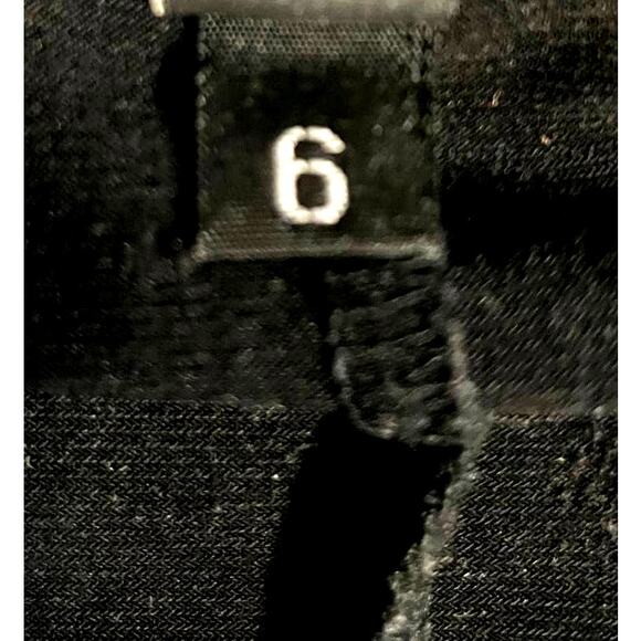 LAUNDRY BY SHELLI SEGAL BLACK L/S DRESS WITH FAUX LEATHER - Picture 6 of 13